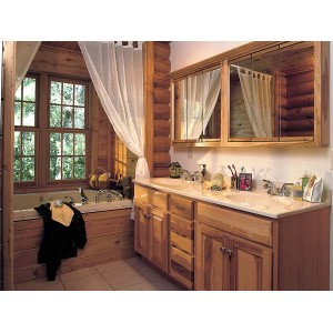 Heritage Hickory Natural bath by Homecrest