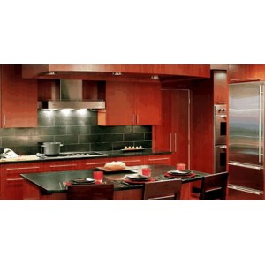 Contemporary Color kitchen by Premier Custom Built