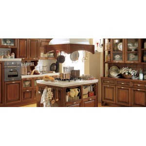 Sintonia Walnut kitchen by Aster Cucine