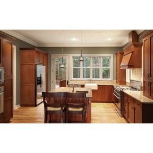 930 Shaker Cherry Cinnamon kitchen by Hanssem