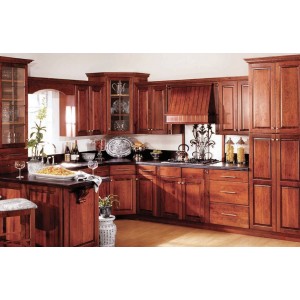970 Square Cherry Cordovan kitchen by Hanssem